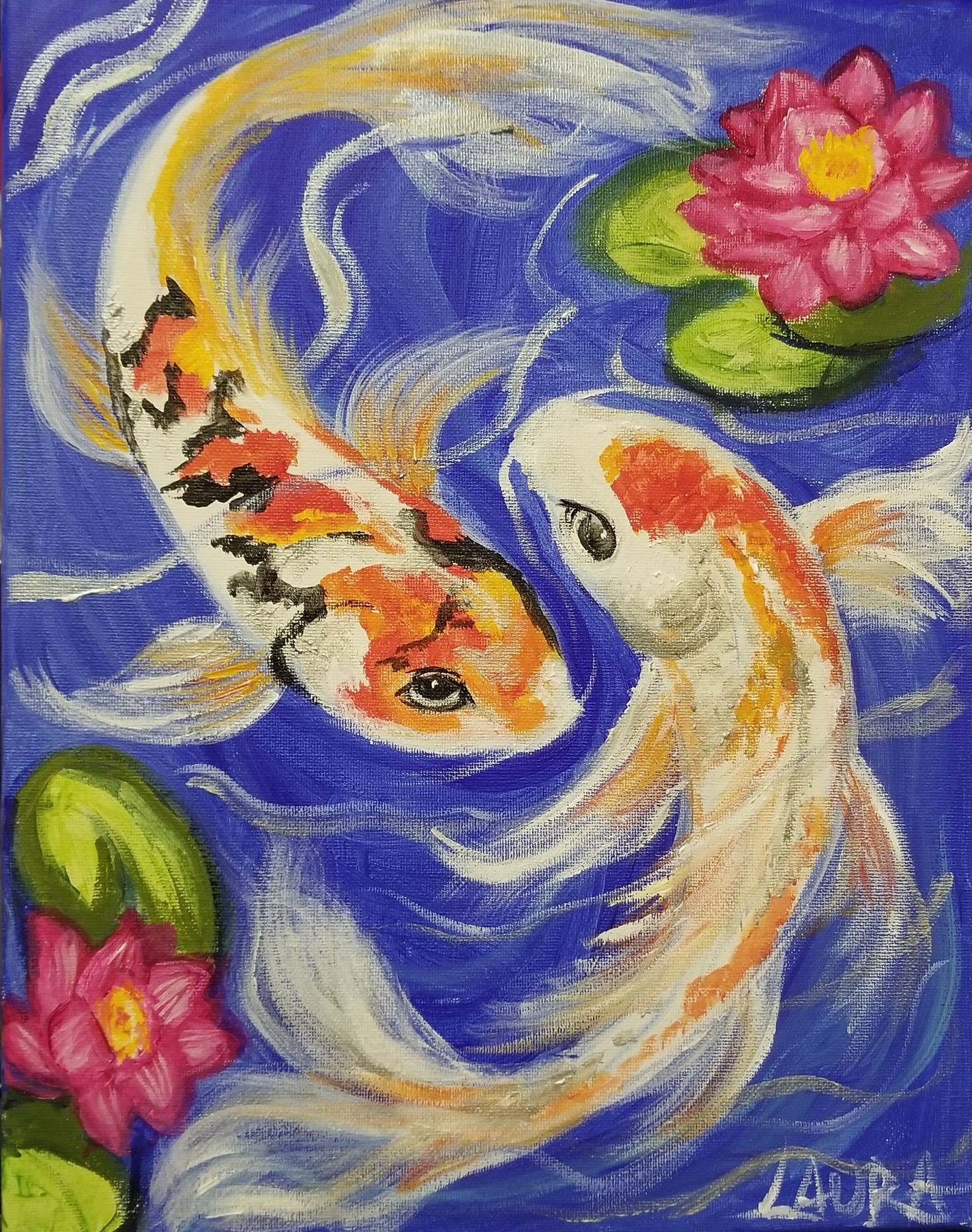Koi Fish Paint Class